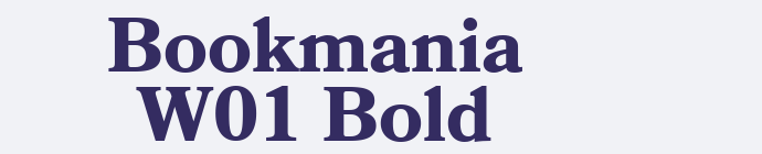 Bookmania W01 Bold