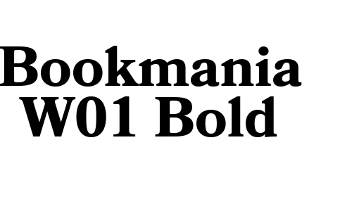 Bookmania W01 Bold font download