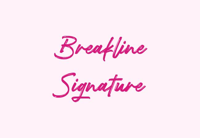 Breakline Signature