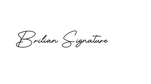 Brilian Signature font