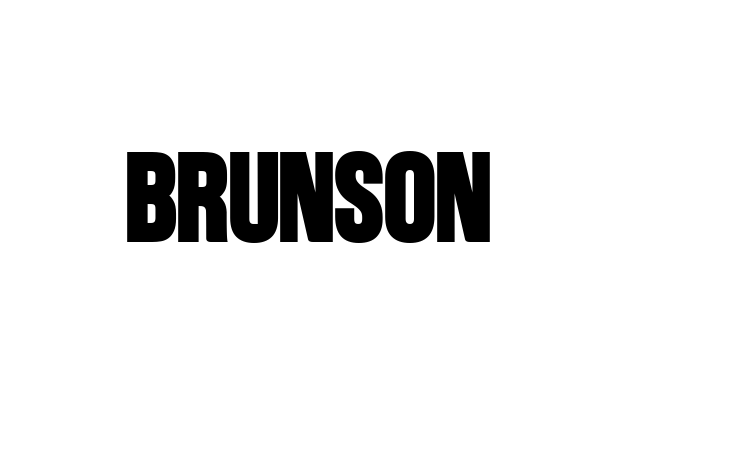 Brunson font