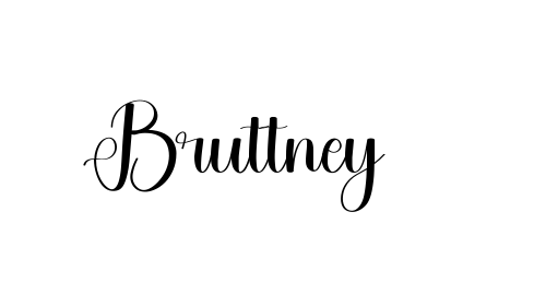 Bruttney font