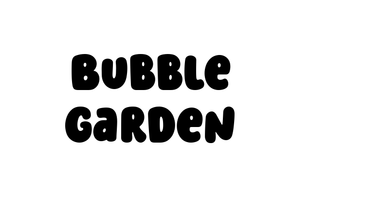 Bubble Garden Font