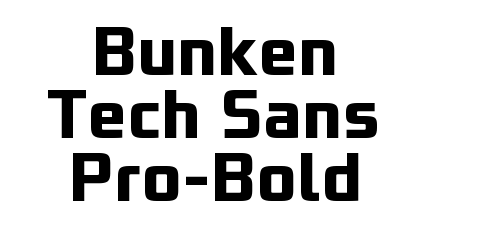 Bunken Tech Sans Pro-Bold