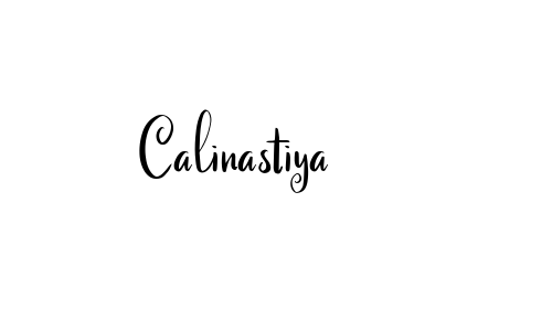 Calinastiya font