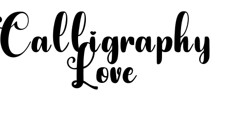 Calligraphy Love