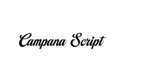Campana Script font download