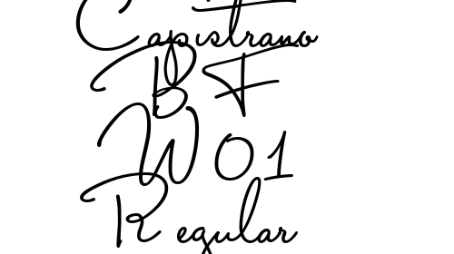 Capistrano BF W01 Regular font download