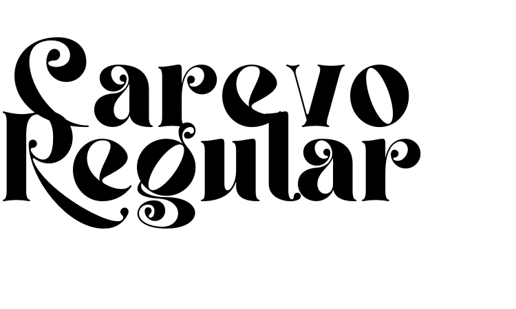 Carevo Regular Font