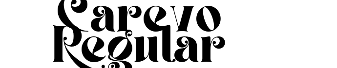 Carevo Regular font download