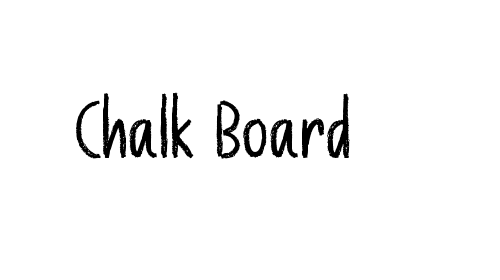 Chalk Board font