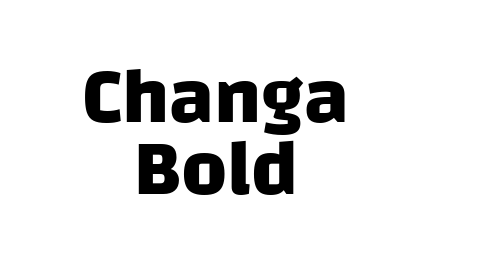 Changa Bold font download