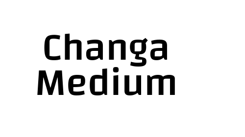 Changa Medium font download