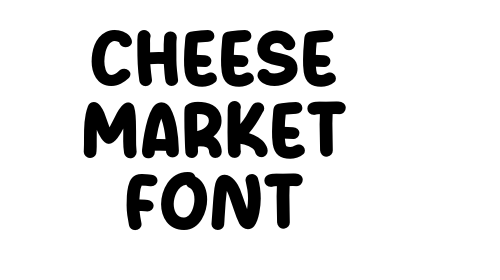 Cheese Market Font font