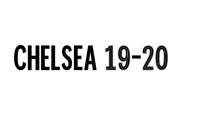 Chelsea 19-20 font