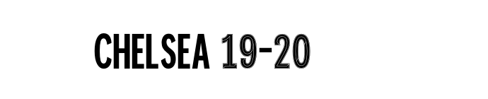 Chelsea 19-20 font download