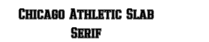 Chicago Athletic Slab Serif