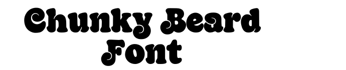 Chunky Beard Font font download
