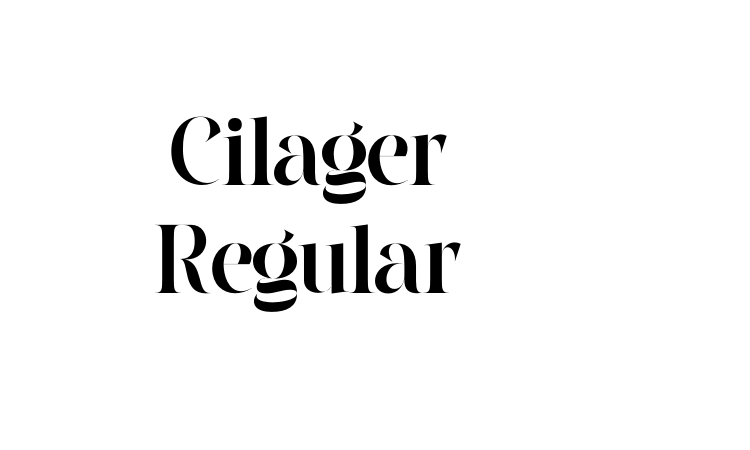 Cilager Regular Font