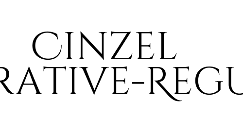 Cinzel Decorative-Regular font
