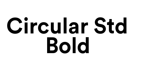Circular Std Bold font download
