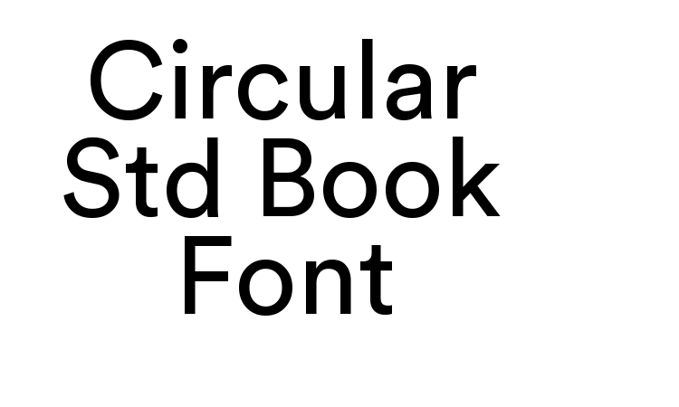 Circular Std Book Font font