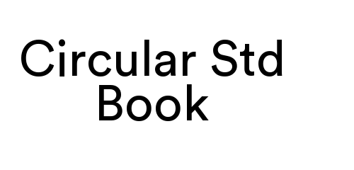 Circular Std Book font download