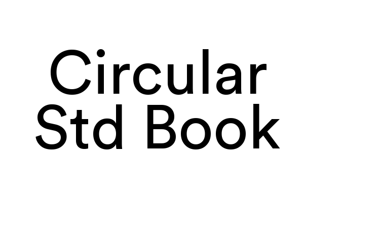 Circular Std Book Font
