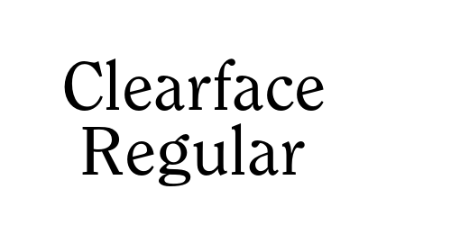 Clearface Regular font download