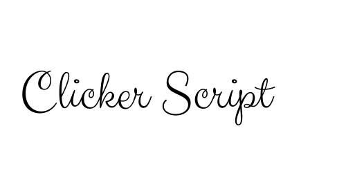 Clicker Script font download