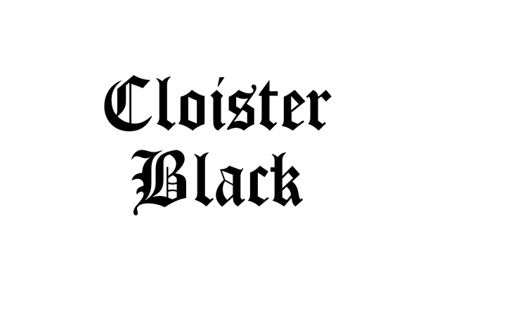 Cloister Black Font
