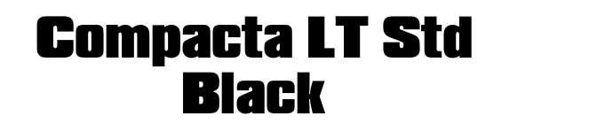 Compacta LT Std Black