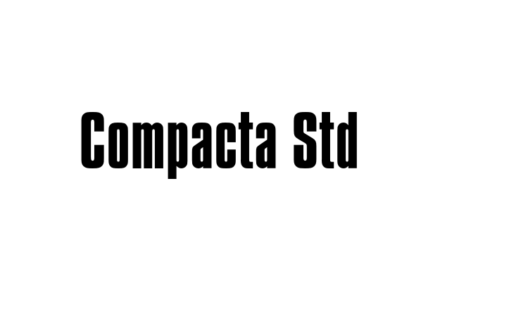 Compacta Std font