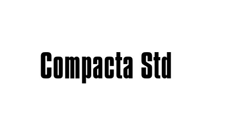 Compacta Std font