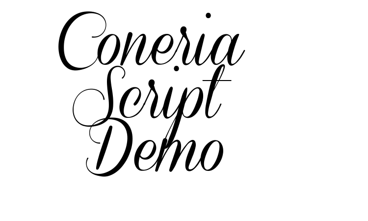 Coneria Script Demo Font