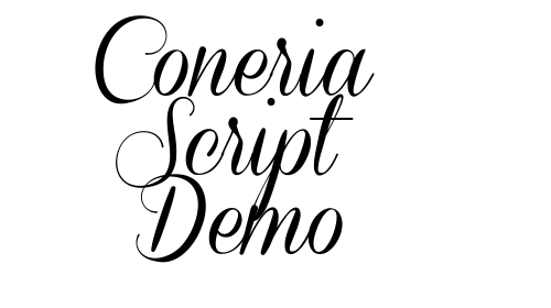 Coneria Script Demo font