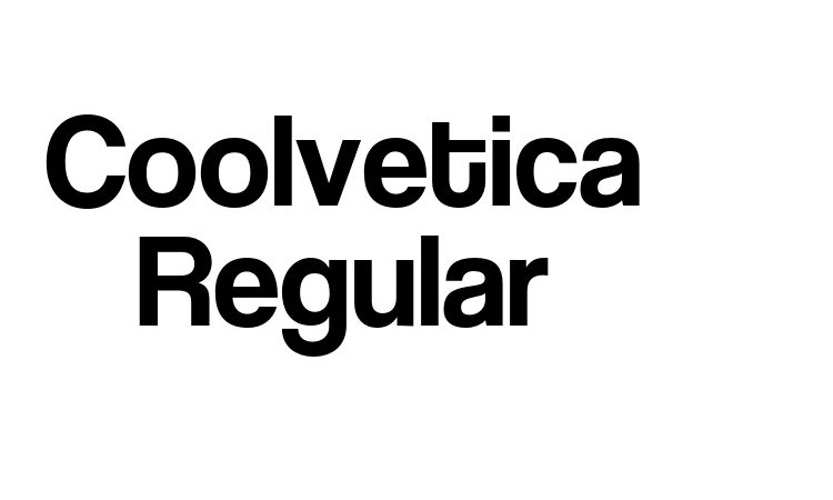 Coolvetica Regular Font