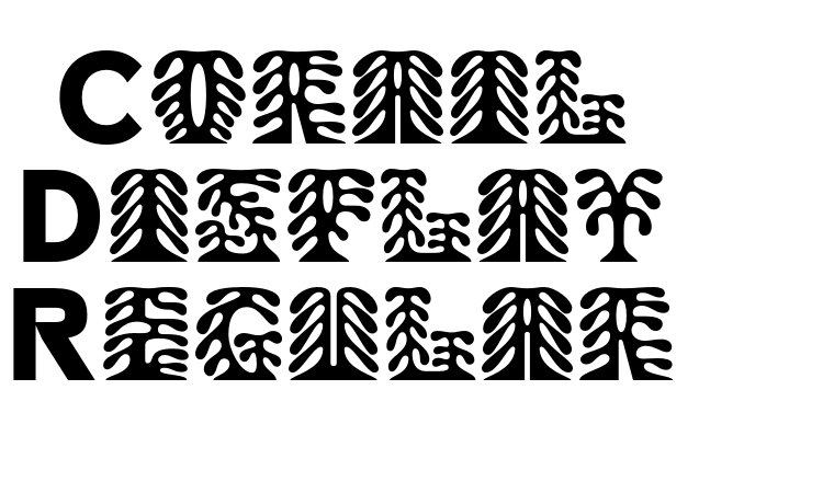 Corail Display Regular Font