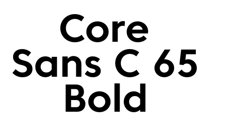 Core Sans C 65 Bold font download