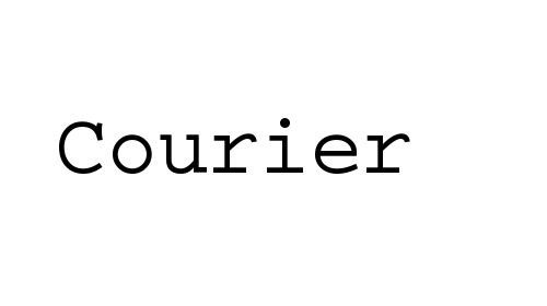 Download Courier font