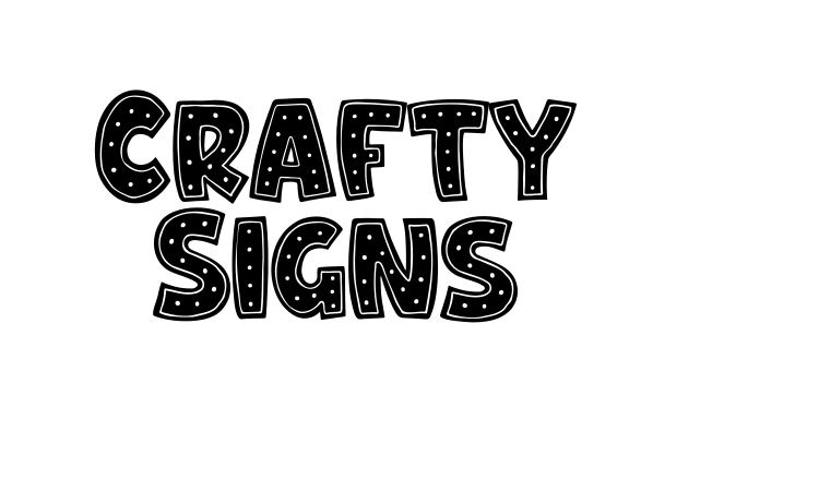 Crafty Signs Font