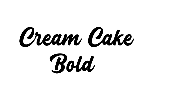 Cream Cake Bold Font
