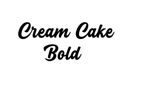 Cream Cake Bold font