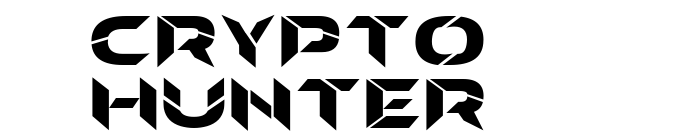Crypto Hunter font download