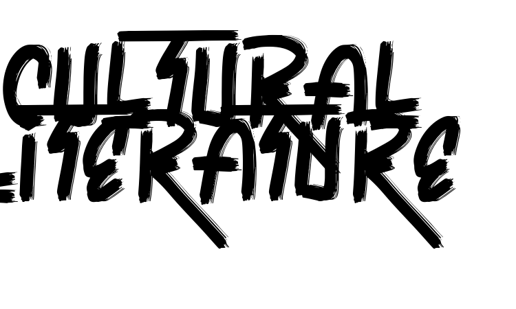 Cultural Literature font