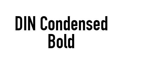 DIN Condensed Bold