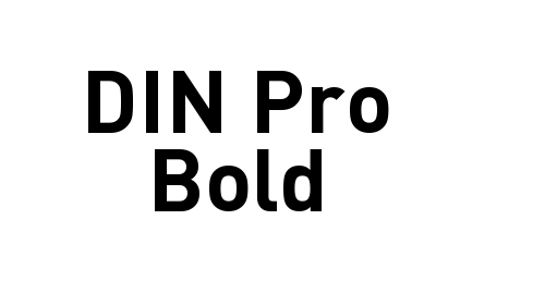 DIN Pro Bold font download
