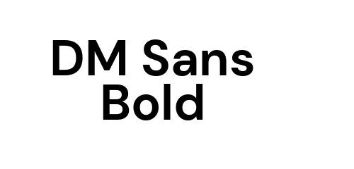 DM Sans Bold font download