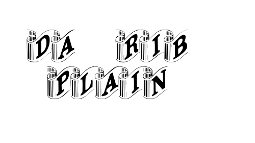 Da Rib Plain font