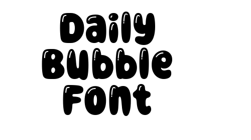 Daily Bubble Font font